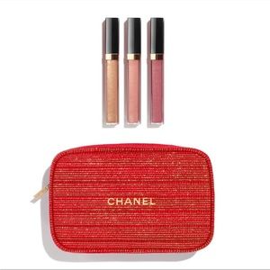 Lipgloss trio christmas gift by chanel never used